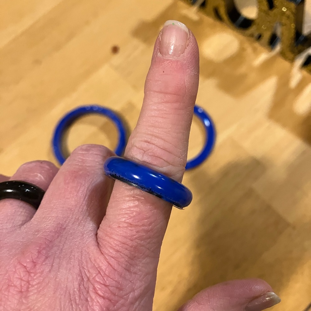 Handmade resin rings